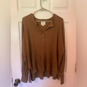 Aerie Long Sleeve Henley